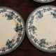 Lot 12 Flat Plates Iron Land Choisy the King Roses Blue Boulenger