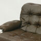 Chrome tubular framed two seater sofa