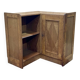 1950s oak corner cabinet