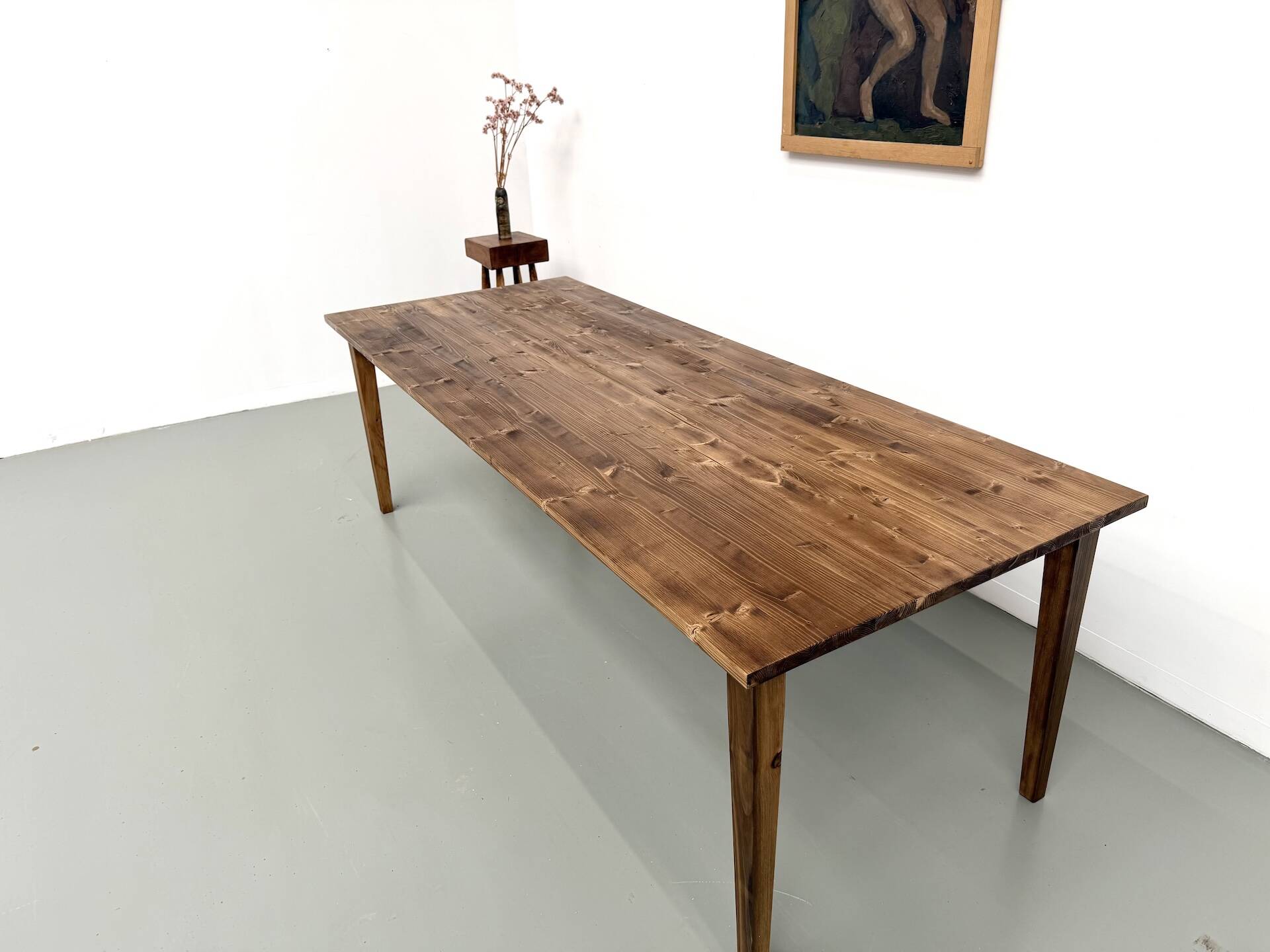 Contemporary farmhouse table, 240 cm