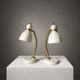 Pair of Norwegian desk lamps, attributed to Høvik Verk Norway.