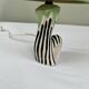 Vintage zebra lamp