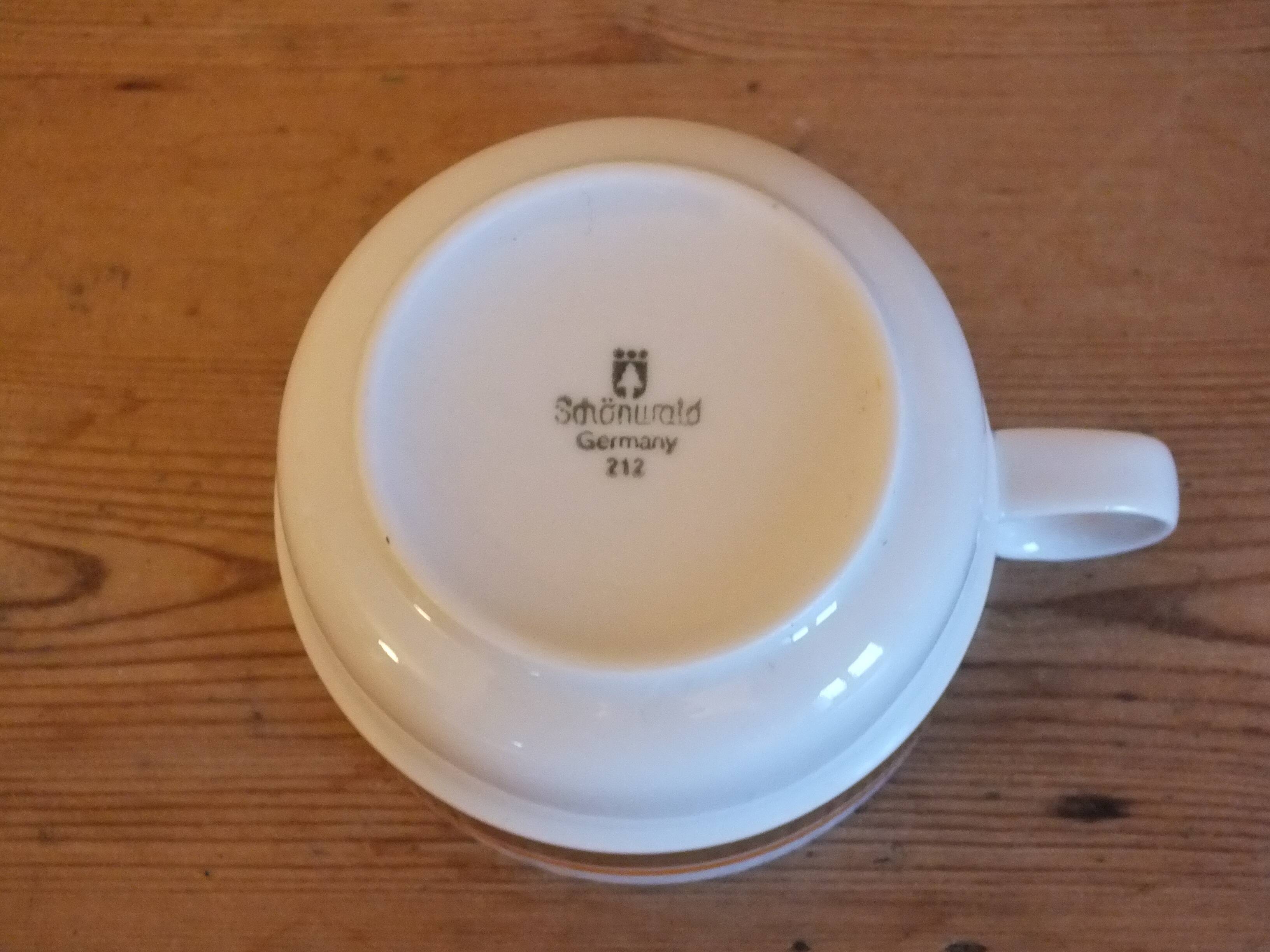 Coffee service 1970 by Hans Théo Baumann in Schonwald Germany porcelain