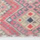 3x12 Soft Wool Pink Oriental Vintage Kilim Runner Rug