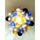 “Ballotton” multicolor Murano glass spheres chandelier
