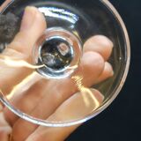6 Vintage Glasses with Original Pure Design
