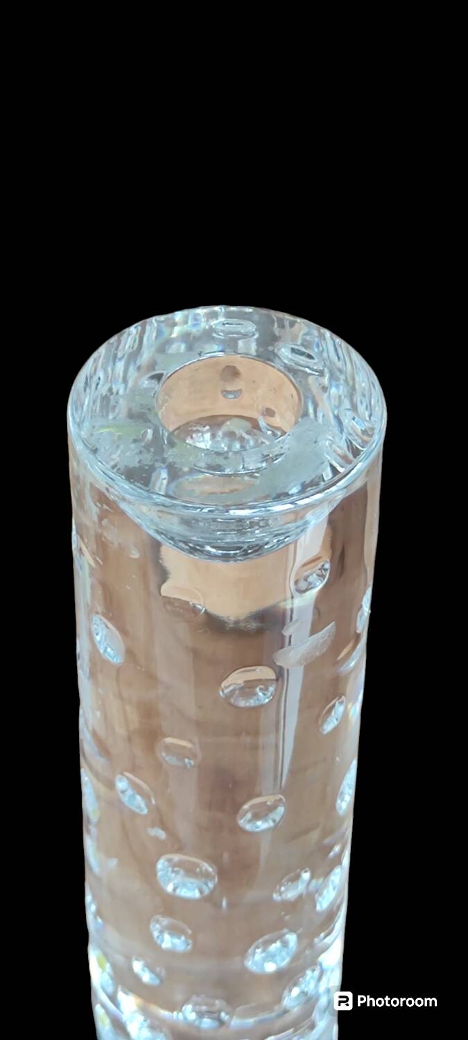 Bubble crystal candle holder JG Durand