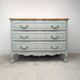 Vintage cherry wood commode refurbished