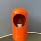 Ensemble (2) de lampes de table orange vintage