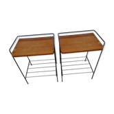 Pair of vintage bedside tables