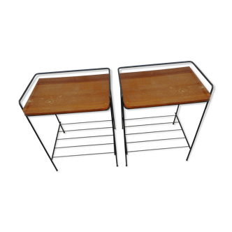 Pair of vintage bedside tables