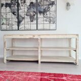 Old patinated draper's table