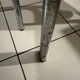 Vintage Bauhaus orange triangular stools
