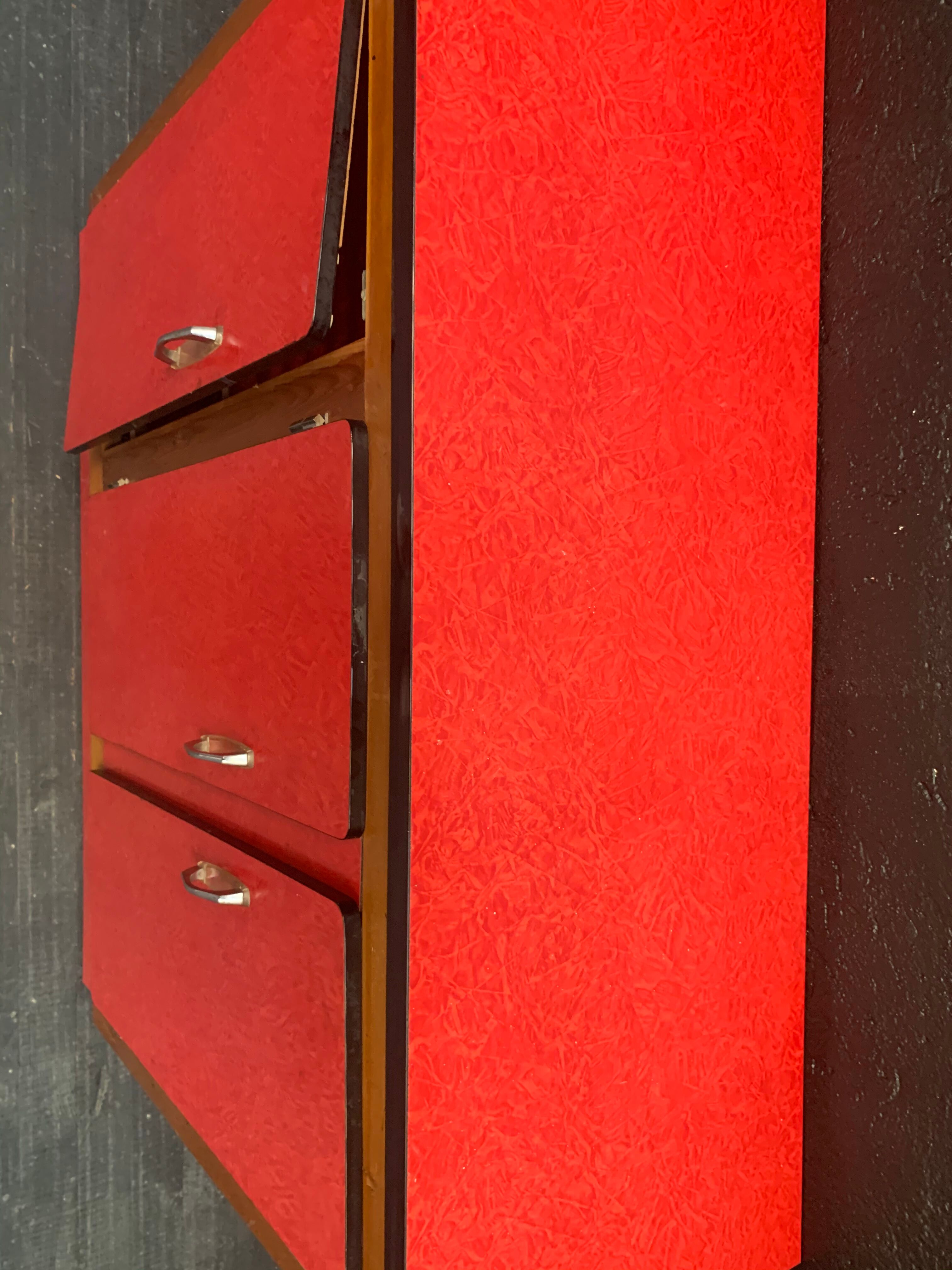 Meuble vintage en formica 1960