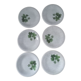 Set of 6 ceramic plates