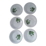 Set of 6 ceramic plates