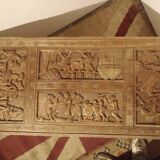 Indonesian table entirely hand carved