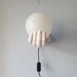 Mid Century ceramic wall lamp, 80s