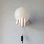 Mid Century ceramic wall lamp, 80s