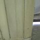 Old shutter in folding wooden louver