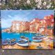 Peinture - Vieux village de pêcheurs à Madère