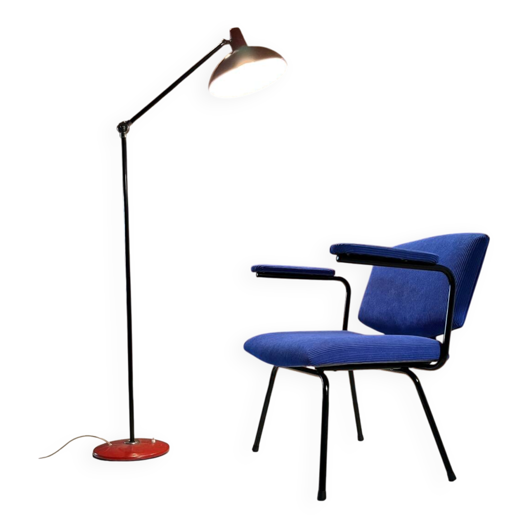 Fauteuil vintage entièrement rénové ,vers 1950