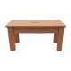 Rectangular wooden step painted pink