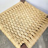 70s Rush Seat Stool