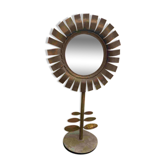 Miroir fleur jean vinay
