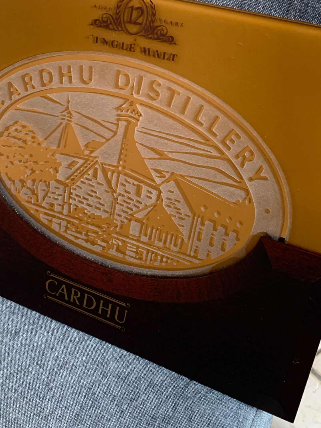 Mirror frame whisky bourbon cardhu 40 x 30 cm cardhu distillery