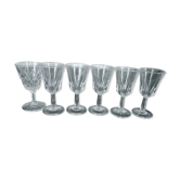 6 old digestive glasses