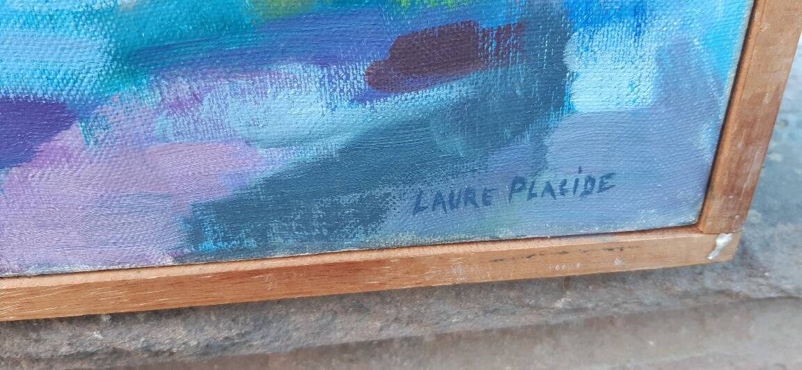 Laure Placide 1917-2014 – Landscape of Provence, Ménerbes, August 1961