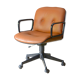 Ico Parisi armchair for MIM cognac and rosewood leather