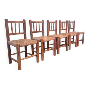 Chaises de salle à manger - osier