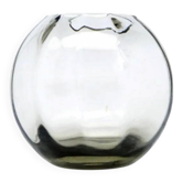Art Deco sphere vase, glass, Niemen Glassworks, Poland, 1930s