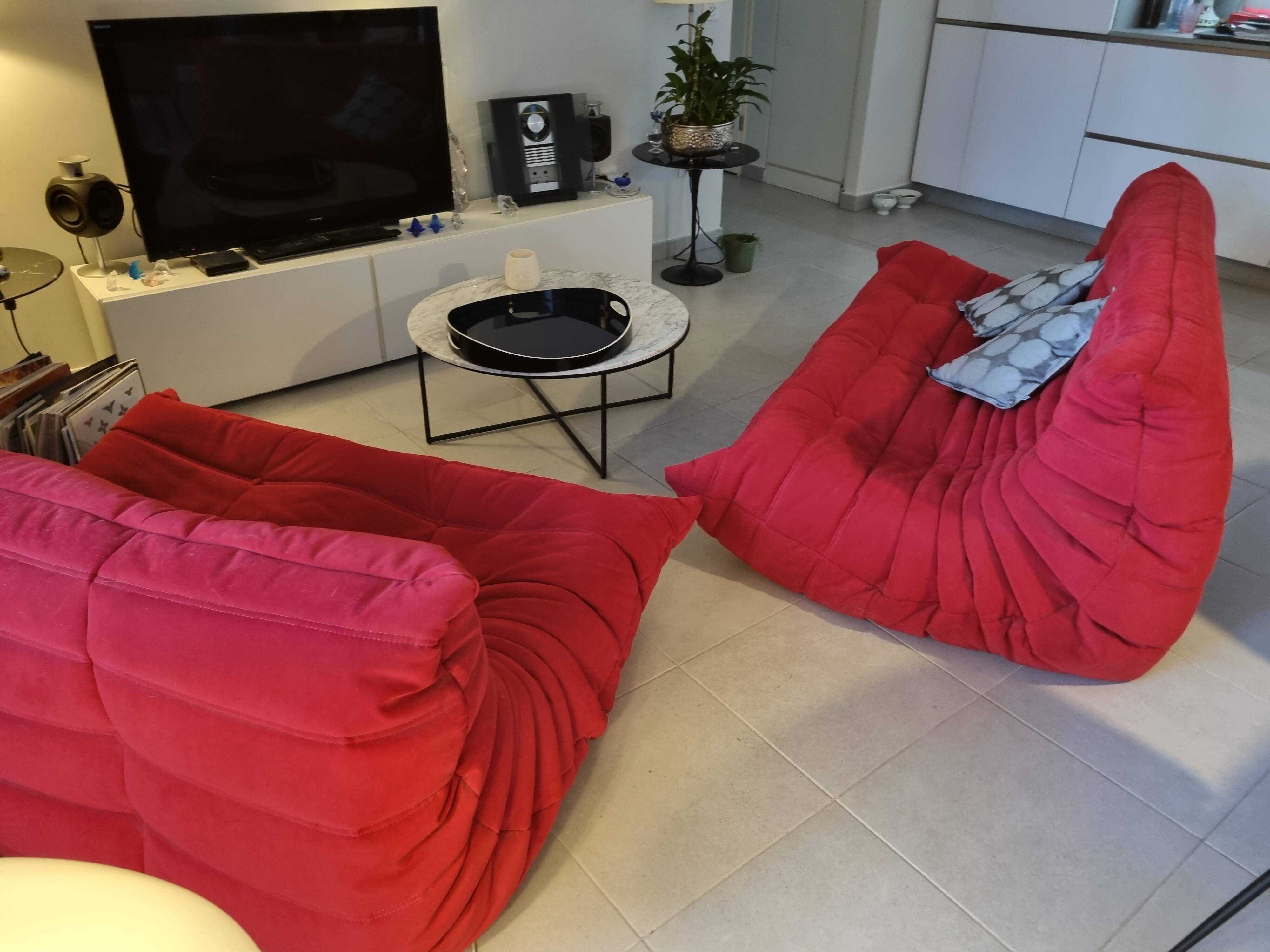 Set of 2 sofas (2 and 3 seats) TOGO by ROSET