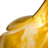 Vintage XXL Space Age pendant lamp, Plexiglas & Brass, 70s