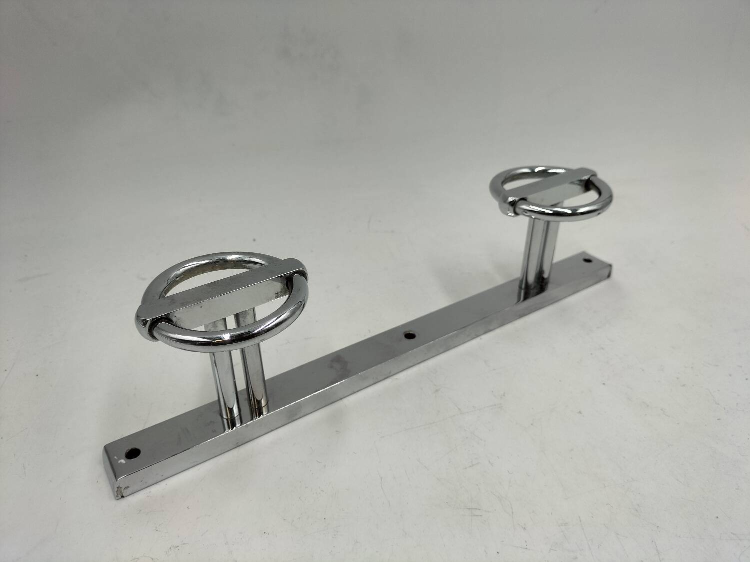 Double coat hook Jean Royère