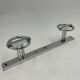 Double coat hook Jean Royère