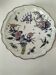 Desvres faience plate – Decoration on both sides – Circa 1890-1910