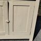 Small Parisian sideboard with one drawer and two doors, white lacquered