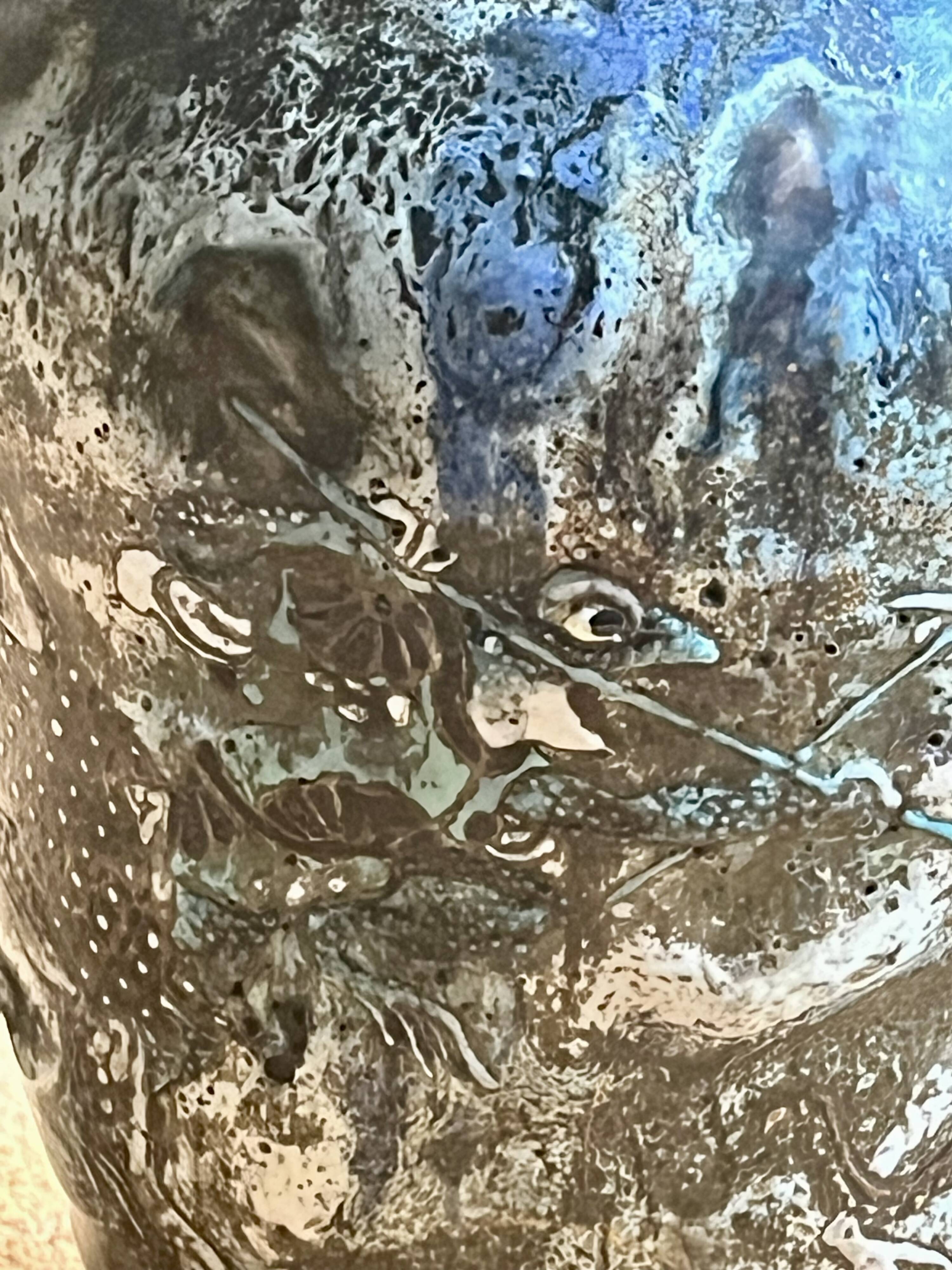 Ceramic lamp base - Okinawa (Japan)