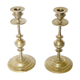 Pair of brass candlesticks