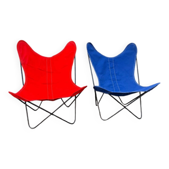 Duo de chaises butterfly BKF vintage ( Knoll)- Années 1960