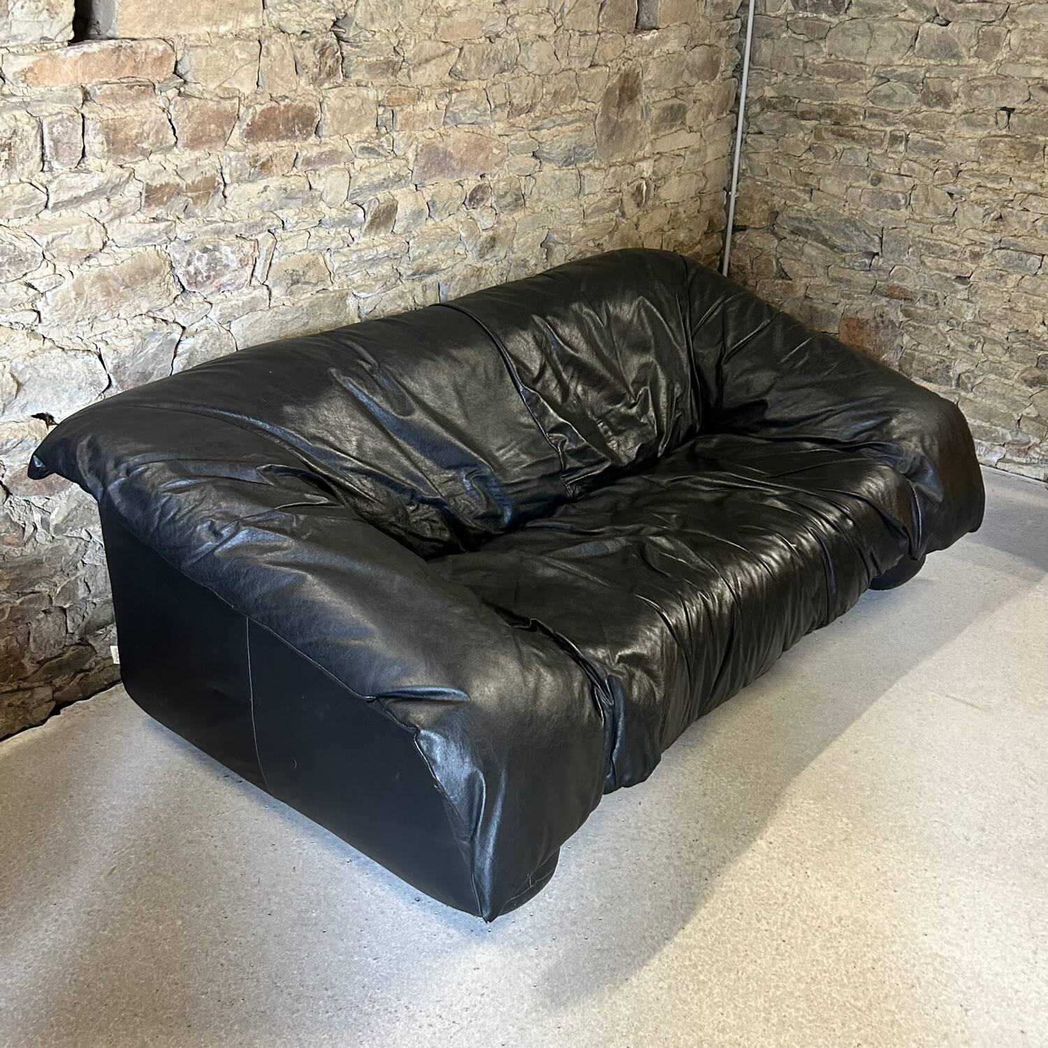 Canapé cuir Flou Flou par De Pas, D’Urbino & Lomazzi pour Ligne Roset