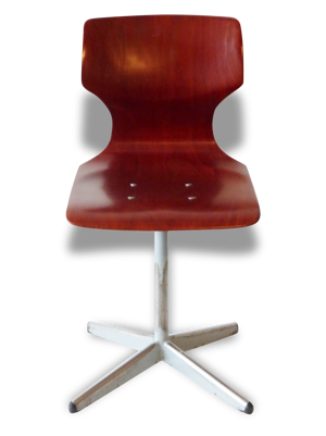 Pagholz : chaise d'école enfant 1950 1960 vintage 50s 60s school chair