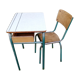 Bureau d´écolier taille adulte et sa chaise assortie