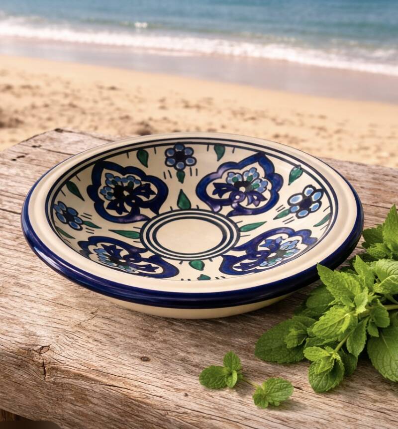 Terracotta plate Nabeul Tunisia