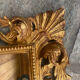 Antique mirror in carved wood