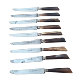 Série de 9  couteaux à fromage